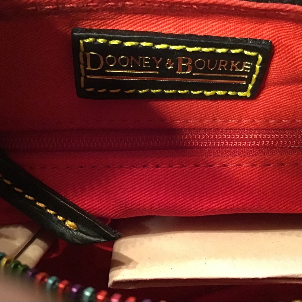New Rare Leather Dooney Bourke Mickey Mouse Leather Purse - Picture 7 of 7